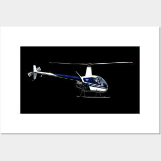 Robinson R22 Posters and Art